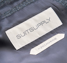 Load image into Gallery viewer, New Suitsupply Vincenza Blue Pure Cashmere Coat - Size 42R