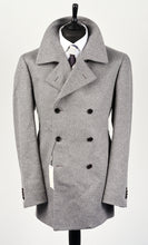 Load image into Gallery viewer, New Suitsupply ARLINGTON Mid Gray Pure Wool Peacoat - Size 46R (Final Sale)