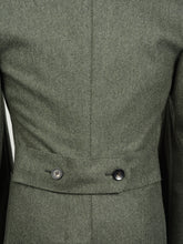 Load image into Gallery viewer, New Suitsupply Lavello Patch Mid Green Circular Wool Flannel DB Coat - Size 36R (Final Sale)
