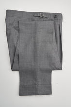 Load image into Gallery viewer, New Suitsupply Braddon Gray Pure Wool Double Pleated Pants - Waist Size 36