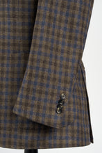 Load image into Gallery viewer, New Suitsupply Havana Brown Check Wool and Cashmere Half Lined Blazer - Size 36R