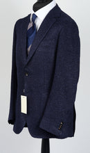 Load image into Gallery viewer, New Suitsupply Havana Navy Blue Giro Inglese Silk, Linen and Cotton Blazer - Size 40R