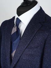 Load image into Gallery viewer, New Suitsupply Havana Navy Blue Giro Inglese Silk, Linen and Cotton Blazer - Size 38R