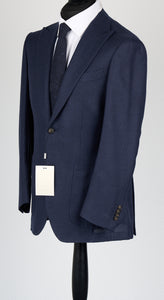 New Suitsupply Havana Navy Wool and Cashmere Peak Lapel Blazer - Size 36R, 38R, 40R, 42S, 42R
