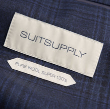 Load image into Gallery viewer, New Suitsupply Havana Navy Check Pure Wool Super 130s Half Lined Blazer - 36R, 38S, 38R, 38L, 40S, 40L, 42S, 42R, 44L, 46R