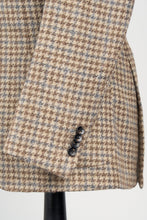 Load image into Gallery viewer, New Suitsupply Havana Mid Brown Houndstooth Wool and Alpaca Blazer - Size 38R