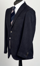 Load image into Gallery viewer, New Suitsupply Havana Navy Herringbone Wool and Cashmere Blazer - Size 38R