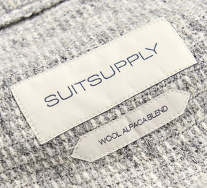New Suitsupply Lazio Patch Light Gray Unconstructed Unlined Blazer -Size 34R, 36R, 38R, 38L, 40R (Super Light!)