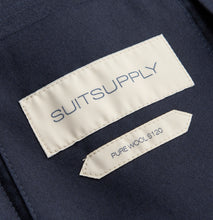 Load image into Gallery viewer, New Suitsupply Sahara Navy Blue Pure Wool Super 120s Safari Jacket - Size 42R and 44R (Final Sale)