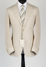 Load image into Gallery viewer, New Suitsupply Havana Light Brown Silk and Linen Giro Inglese Blazer - Size 36R