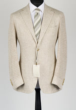 Load image into Gallery viewer, New Suitsupply Havana Light Brown Silk and Linen Giro Inglese Blazer - Size 40R