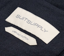 Load image into Gallery viewer, New Suitsupply Greenwich Navy Blue Linen, Silk and Cotton Shirt Jacket - All Sizes Available (SIZE DOWN!!)