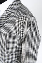 Load image into Gallery viewer, New Suitsupply Sahara Black Houndstooth Pure Linen Safari Jacket - Size 34R (Final Sale)