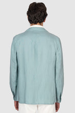 Load image into Gallery viewer, New Suitsupply Walter Mint Blue Pure Linen Shirt Jacket - Many Sizes Available