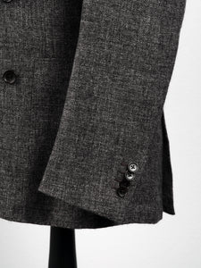 New Suitsupply Havana Dark Gray Alpaca, Linen, Wool DB Blazer - Size 40S, 40R, 42S