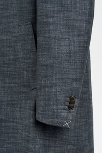 New Suitsupply Vincenza Blue Pure Cashmere Coat - Size 42R