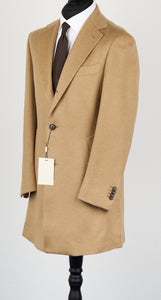 New Suitsupply Vincenza Brown Pure Camel Coat - Size 38R