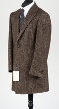 Load image into Gallery viewer, New Suitsupply Vincenza Brown Herringbone Wool, Alpaca, Mohair, Silk, Nylon Coat - Size 36R and 38R