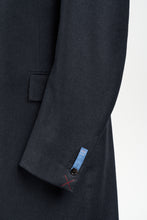 Load image into Gallery viewer, New Suitsupply JORT Piacenza Navy Blue Cashmere and Mohair Long Coat - Size 46R