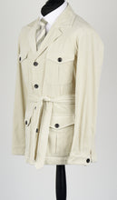 Load image into Gallery viewer, New Suitsupply Sahara Off White Corduory Safari Jacket - Size 42R