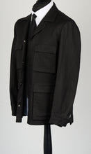 Load image into Gallery viewer, New Suitsupply Vasto Black Pure Linen Field Jacket - All Sizes Available!