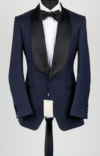 Load image into Gallery viewer, New Suitsupply Washington Navy Blue Pure Wool Wide Shawl Lapel Tuxedo - Size 38R (Extra Slim Fit)