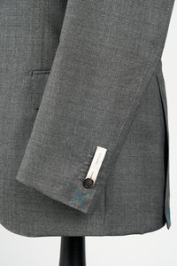 New Suitsupply Lazio Mid Gray Pure Rustic Tropical Wool Suit - Size 36S, 36R, 38R, 40R
