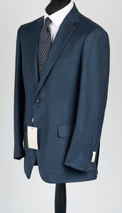 New Suitsupply Sienna Blue Birdseye Pure Wool All Season Suit - Size 38R and 42R (Regular Fit)