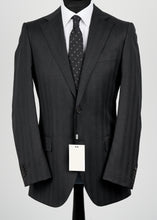 Load image into Gallery viewer, New Suitsupply Lazio Dark Gray Herringbone Pure Wool Super 110s All Season Suit - Size 38S, 38R, 42L