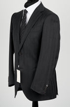 Load image into Gallery viewer, New Suitsupply Lazio Dark Gray Herringbone Pure Wool Super 110s All Season Suit - Size 38S, 38R, 42L