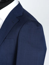 Load image into Gallery viewer, New Suitsupply Havana Pleated Blue Pure Wool All Season Suit - Size 46L