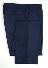 Load image into Gallery viewer, New Suitsupply Havana Pleated Blue Pure Wool All Season Suit - Size 46L