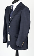 Load image into Gallery viewer, New Suitsupply Lazio Navy Check Pure Wool Super 110s Suit - Size 38R