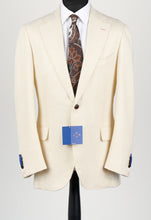 Load image into Gallery viewer, New Suitsupply JORT Off White Alpaca and Wool Full Canvas Luxury Suit - Size 44R