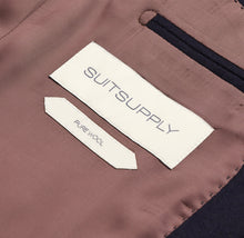Load image into Gallery viewer, New Suitsupply Havana Navy Circular Wool Flannel Suit - Size 40R
