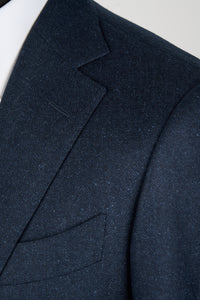 New Suitsupply Lazio Navy Speckle Pure Wool Super 120s Suit - Many Sizes Available!