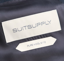 Load image into Gallery viewer, New Suitsupply Lazio Navy Plain Pure Wool Super 110s All Season Suit - Size 40R and 42L