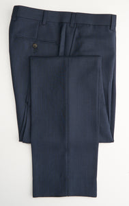 New Suitsupply Lazio Navy Plain Pure Wool Super 110s All Season Suit - Size 40R and 42L