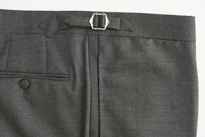New Suitsupply Lazio Dark Gray All Season 3 Piece DB Tuxedo - Size 36S