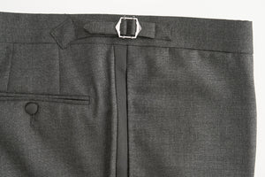 New Suitsupply Lazio Dark Gray All Season 3 Piece DB Tuxedo - Size 48R