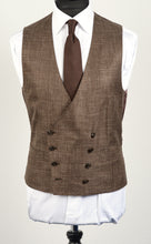 Load image into Gallery viewer, New Suitsupply Havana Brown Wool, Mulberry Silk and Linen 3 Piece DB Suit - Size 36R