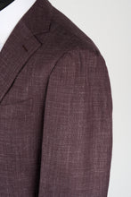 Load image into Gallery viewer, New Suitsupply Havana Purple Wool, Mulberry Silk and Linen Suit - Size 44S