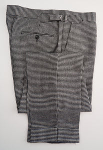 New Suitsupply Havana Black Houndstooth Wool and Cashmere 3 Piece DB Suit - Size 36R, 38R, 40R