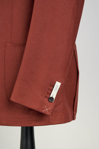 New Suitsupply Havana Burnt Orange Pure Wool Flannel Suit - Size 36R, 38S, 38R, 40S, 40R, 42S