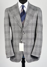 Load image into Gallery viewer, New Suitsupply Havana Wide Lapel Light Gray Check Pure Wool Super 120s Suit - Size 38S