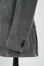 Load image into Gallery viewer, New Suitsupply Havana Mid Gray Cotton and Cashmere Corduroy Zegna Suit - 36S, 36R, 40R, 42S