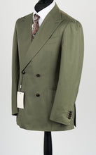 Load image into Gallery viewer, New Suitsupply Havana Mid Green Pure Cotton Unlined DB Suit - Size 38R
