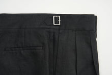 Load image into Gallery viewer, New Suitsupply Havana Black Pure Linen Unlined DB Suit - Size 34R, 36R, 38R (Half Gurkha)