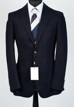Load image into Gallery viewer, New Suitsupply Havana Navy Blue Dondi Jersey Casual Ames Pleat Suit - Size 46R