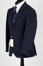 Load image into Gallery viewer, New Suitsupply Havana Navy Blue Cotton Stretch Seersucker Suit - Suit 36R, 38S, 38R, 40S
